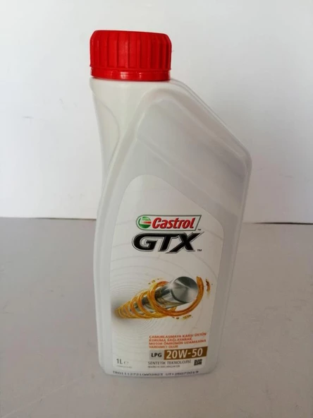 CASTROL GTX 20W-50 LPG 1LT ÜRETİM T: 2024 ürün görseli 1