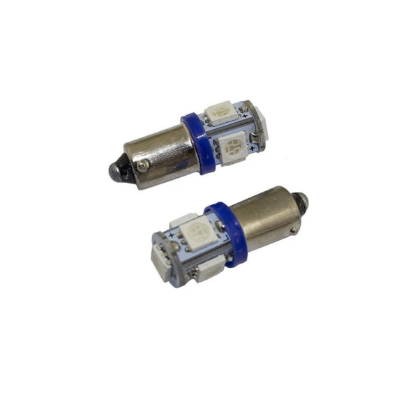 53 Led Ampul 5 Smd Mavi 2'Li Set 24V / Laam639-1 ürün görseli 1