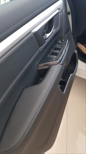 Honda Cr-V Uyumlu 2018-2021 Kapı Kolçak Kaplama Karbon ürün görseli 1