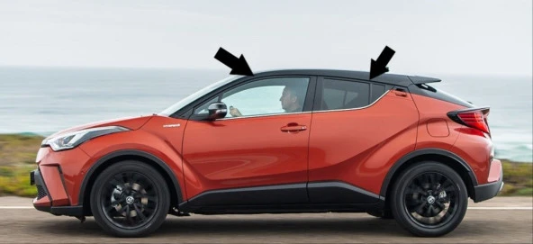 Toyota C-Hr Uyumlu 2016-2019 Cam Nikelajı ürün görseli 1