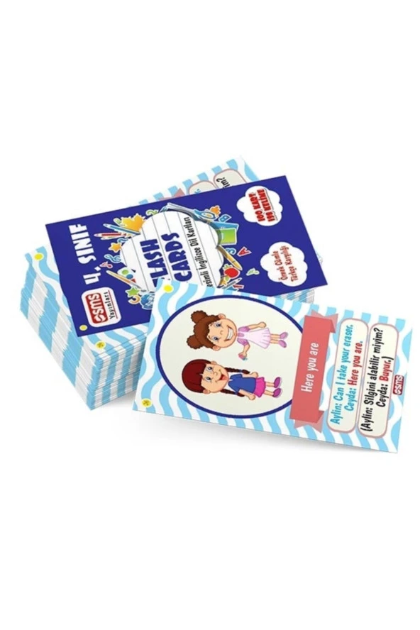 4. Sınıf Flash Cards Ingilizce Dil Kartları ürün görseli 1