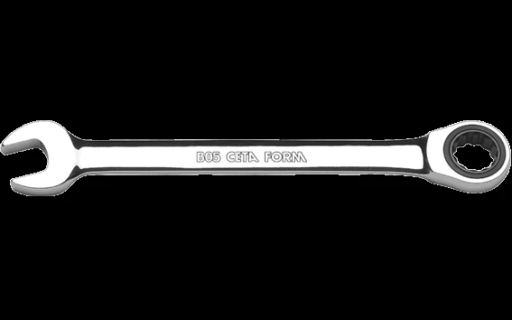 Ceta Form B05-12 C-Gear Cırcırlı Kombine Anahtar 12 Mm Düz N11.16313 ürün görseli 1