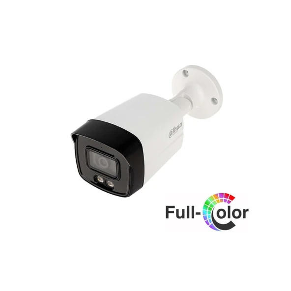 DAHUA  HAC-HFW1209TLM-A-LED-0360B 2MP 3.6 MM 40MT SESLI HD-CVI FULLCOLOR IR BULLET KAMERA ürün görseli 1