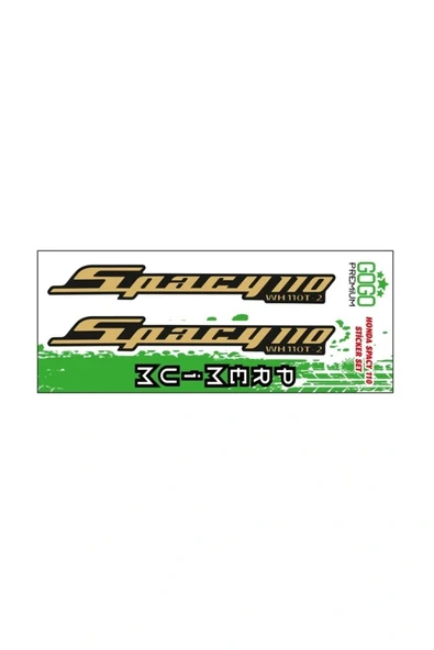 Honda Spacy 110 Uyumlu Sticker Seti 001 ürün görseli 1
