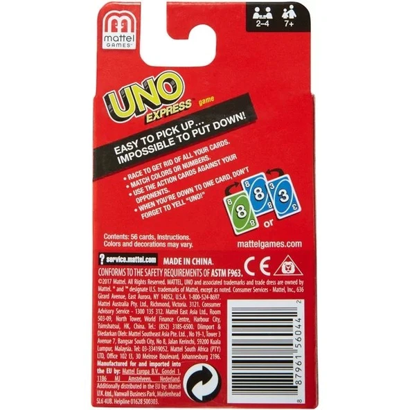 Uno Express Kart Oyunu - Resim 2