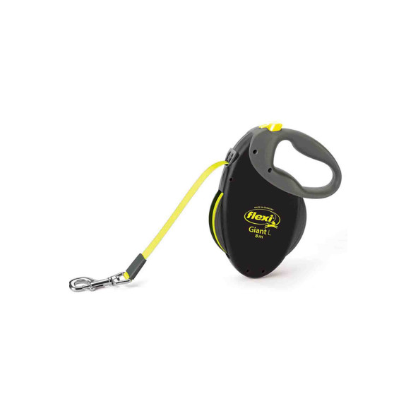 Flexi giant l 8metre neon large boy şerit tasma otomatik şeritli büyük ırk köpek uzatma max 50kg ürün görseli 1
