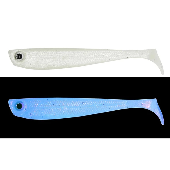 Mef Kılçık 7cm 5 Adet Silikon Yem  UV Sedef ürün görseli 1