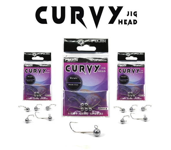 Fujin Curvy Jig Head  8 no 0,7gr ürün görseli 1