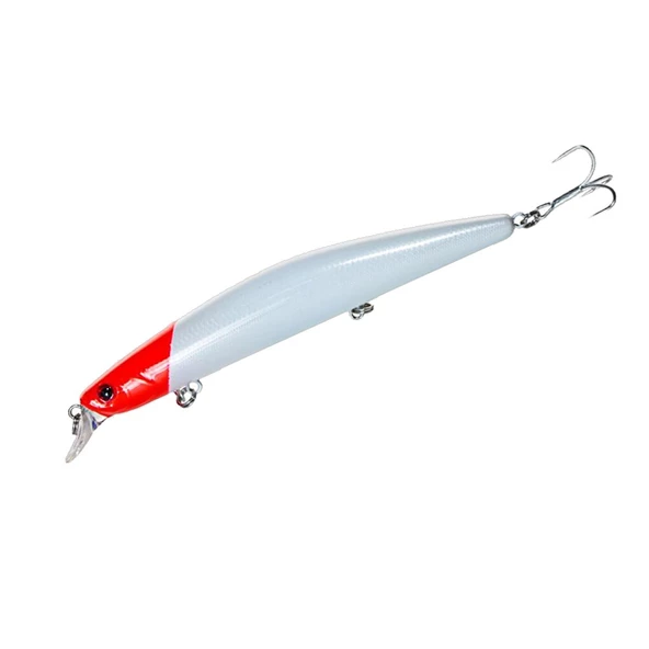 Fujin Z-Bass Minnow 125F 21gr Maket Balık  163 UV Red Head ürün görseli 1