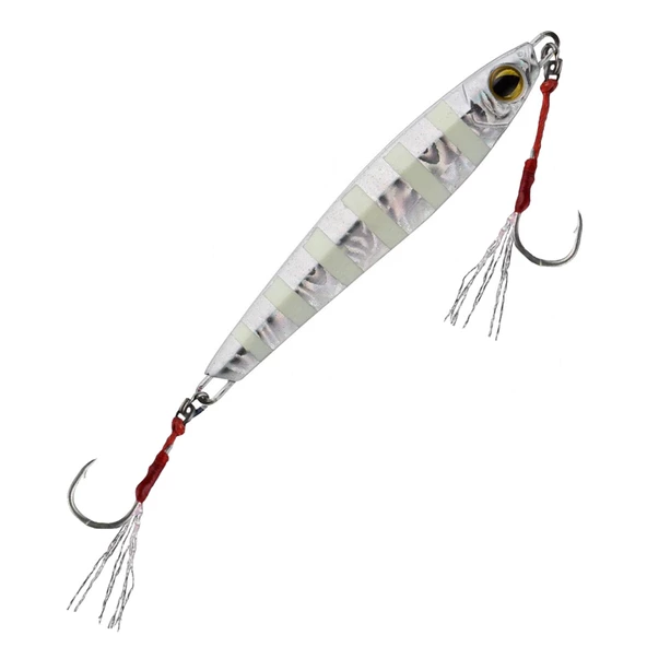 Apia Seiryu Hyper 40gr Metal Jig Yem  10 Zebra Glow ürün görseli 1