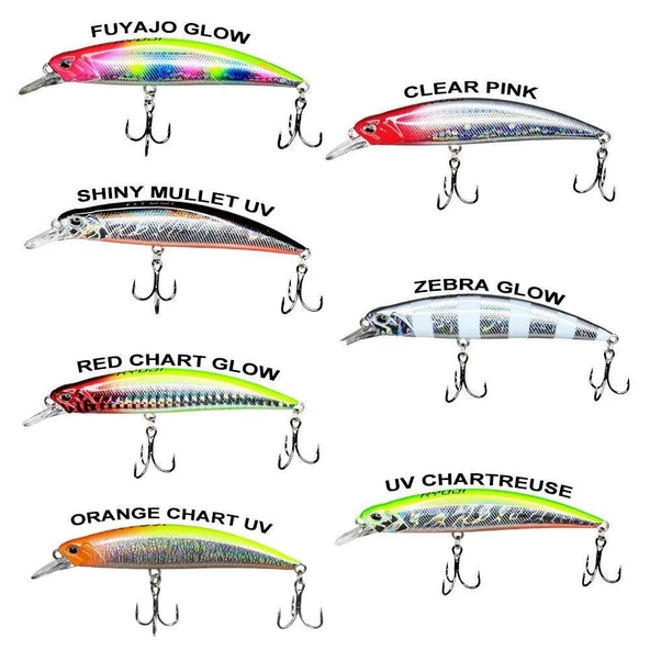 Ryuji Real Jerk Sinking 95mm 16gr Maket Balık  Oranger UV ürün görseli 1
