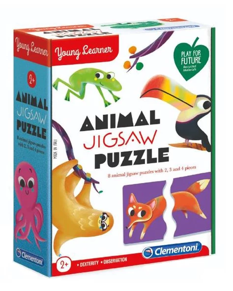 Clementoni Animal Puzzle Sevimli Hayvanlar Yapboz 75043 ürün görseli 1