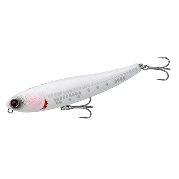 Savage Gear Bullet Mullet 8 cm 8gr Su Üstü Yem  LS Illusion White ürün görseli 1