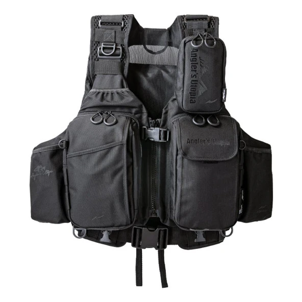 Anglers Support Vest Ver.4 Spin Yeleği Black+Black ürün görseli 1