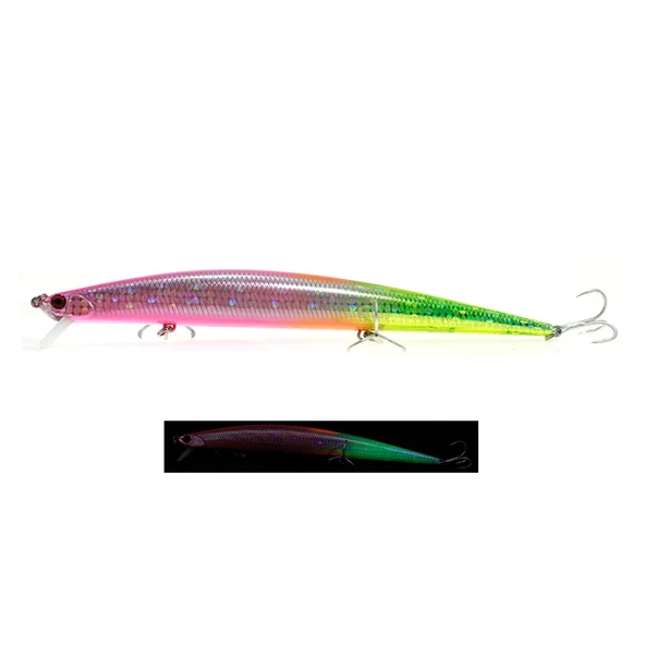 Fujin Flux 175mm 29gr Sinking Maket Balık  182 Double Pink Chart ürün görseli 1