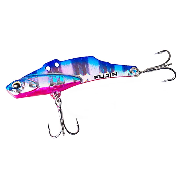 Fujin Metal Vibe 45mm 7gr Vibrasyon Yem  112 Blue Pink Zebra Glow ürün görseli 1