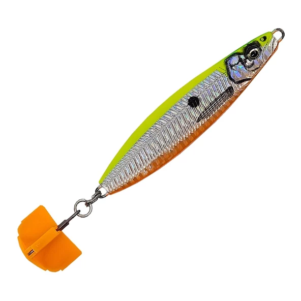 Savage Gear Psycho Sprat 9cm 45gr Metal Jig Yem  Lemon Back Flash ürün görseli 1