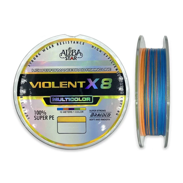 Albastar Violent 8x 150m MC Olta Misinası  0.18mm ürün görseli 1