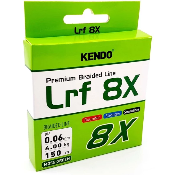 Kendo Lrf 8X Fıghtıng 150 mt mm (Moss Green) İp Misina  0,06 mm ürün görseli 1