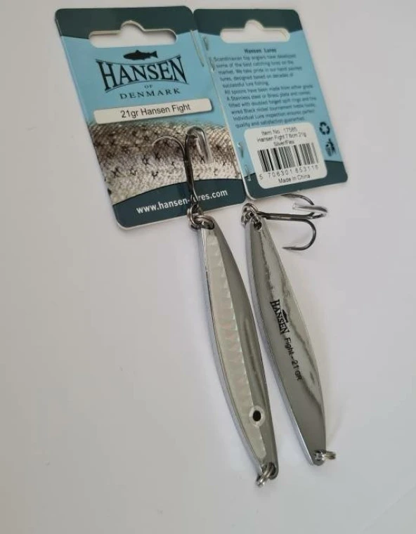 Hansen Fight 7.6cm 21g Kaşık Silver / Flex ürün görseli 1