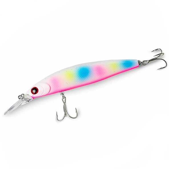 Fujin Deeper 97S-DR 97mm 18gr Sinking Maket Balık  174 ZB Rainbow ürün görseli 1