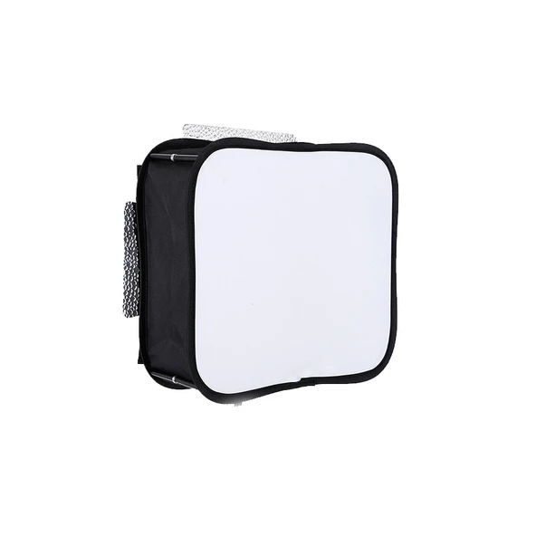 GDX BW38 38x38 cm Panel LED Softbox Kare Form Portatif Video Işığı Yumuşatıcı ürün görseli 1