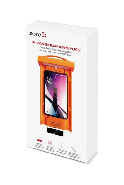 Galaxy S23 Ultra Kolay Uygulama Aparatlı P-Van Cam Ekran Koruyucu ürün görseli 1