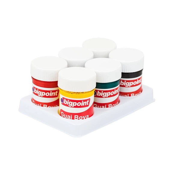 Bigpoint Guaj Boya 6 Renk x 18 ml - Resim 2