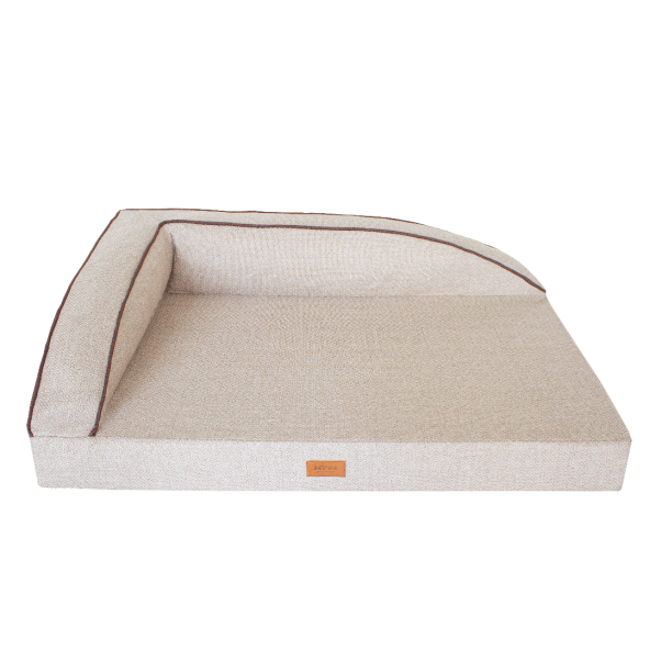 Lepus Corner Seat Kedi Ve Köpek Yatağı Krem (54x77)cm ürün görseli 1