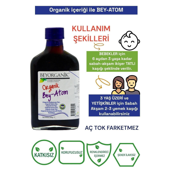 BEYORGANİK Organik Atom süper 3lü - Resim 4
