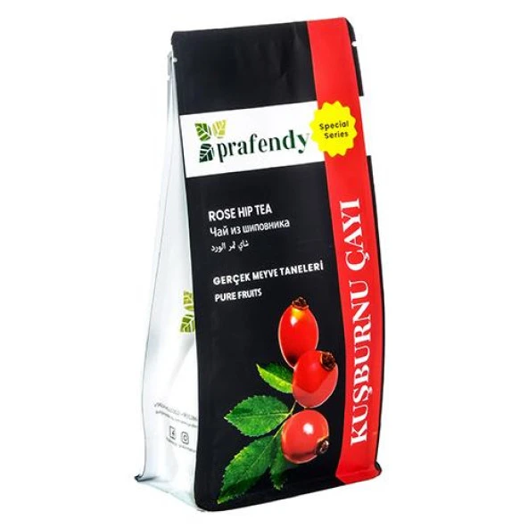 PRAFENDY KUŞBURNU ÇAYI - GERÇEK MEYVE TANELİ 250 GR ürün görseli 1