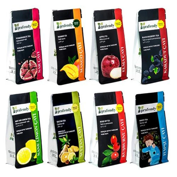 PRAFENDY MANGO ÇAYI -GERÇEK MEYVE TANELİ 250 GR - Resim 2