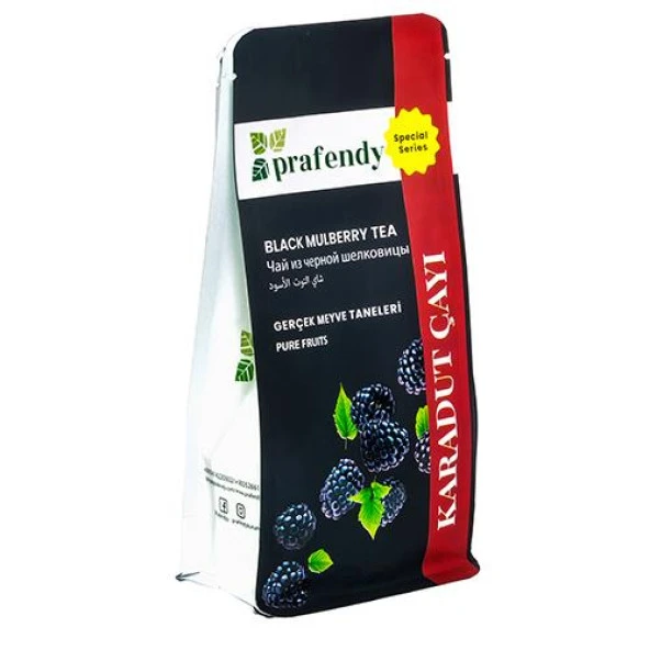 PRAFENDY KARADUT ÇAYI - GERÇEK MEYVE TANELİ 250 GR ürün görseli 1