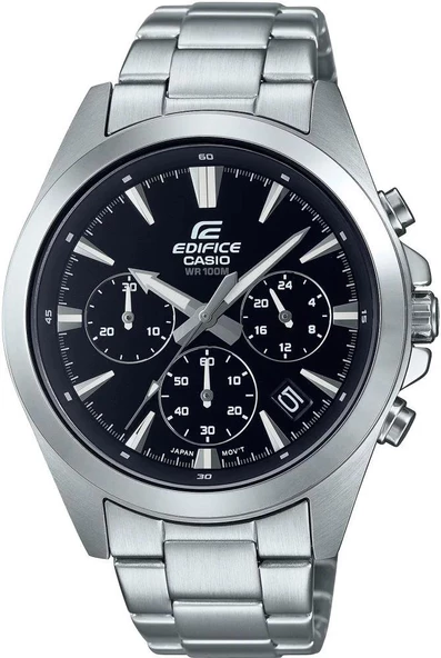 CASIO EDIFICE EFV-630D-1AVUDF ÇELİK ERKEK KOL SAATİ ürün görseli 1