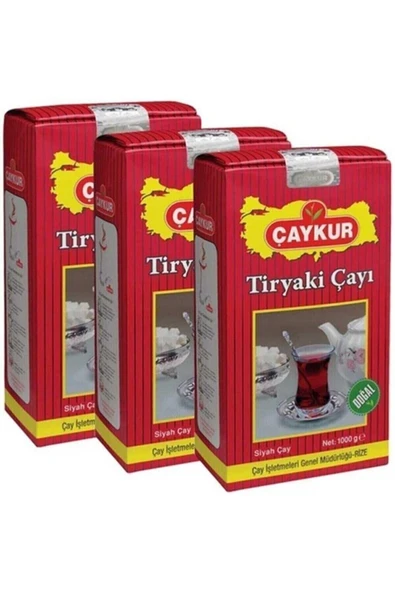 Çaykur Tiryaki Çay 1 kg x 3 Adet ürün görseli 1