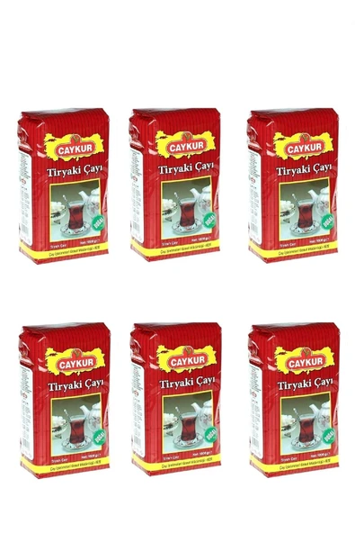 Çaykur Tiryaki 1 Kg Dökme Çay X 6 Adet ürün görseli 1