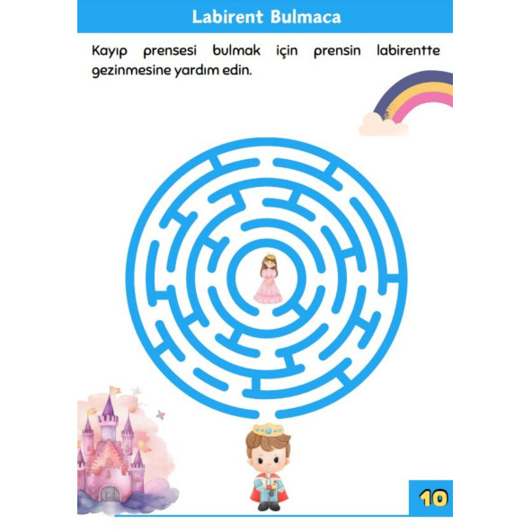 Çocuklara Süper Ötesi Labirent Bulmaca Kitabı (3-9 Yaş) - Resim 2