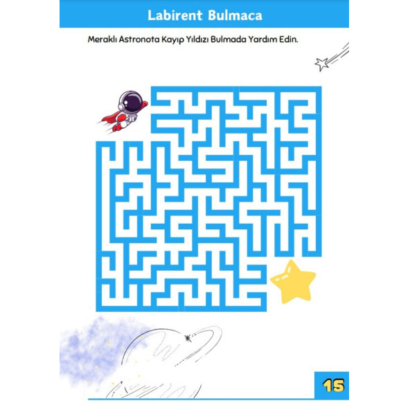 Çocuklara Süper Ötesi Labirent Bulmaca Kitabı (3-9 Yaş) - Resim 4