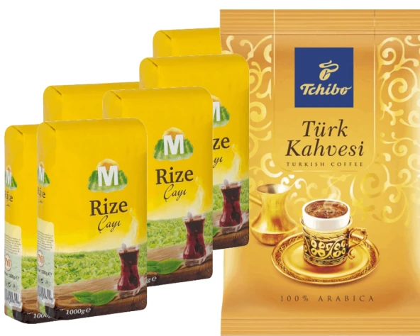Migros Rize Çayı 1 kg x 6 Paket + Kahve ürün görseli 1