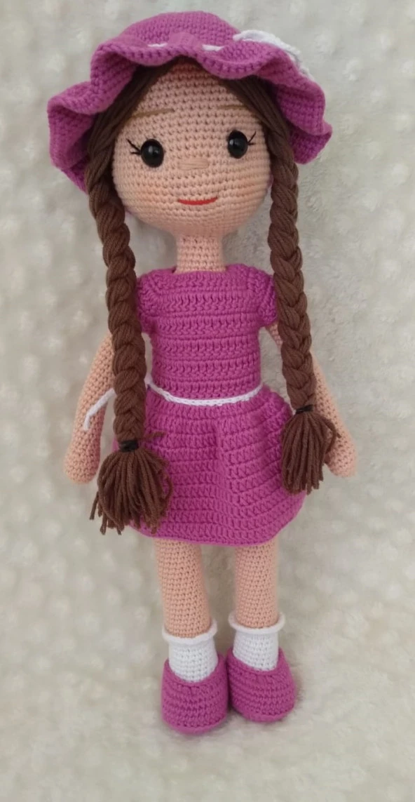 Ayşem Bebek Amigurumi Organik Oyuncak ürün görseli 1