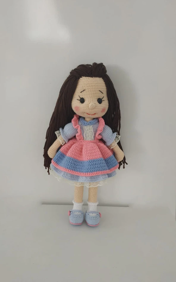 Dora Bebek Amigurumi Organik Oyuncak ürün görseli 1