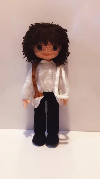 Doktor Bebek Amigurumi Organik Oyuncak ürün görseli 1