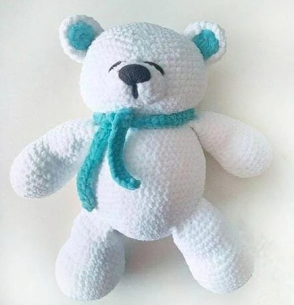 Şeker Ayıcık Amigurumi Organik Oyuncak ürün görseli 1