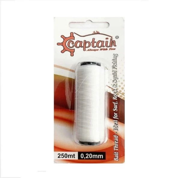Captain 7650 Canlı Yem İçin Elastik Yem Sarma İpi 250mt 0.20mm ürün görseli 1