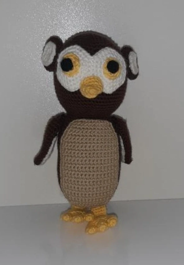 Baykuş Bobo Amigurumi Organik Oyuncak ürün görseli 1
