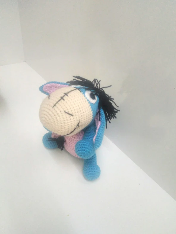 Eeyore Amigurumi Organik Oyuncak - Resim 2