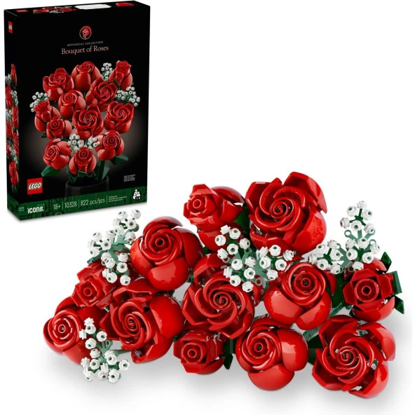 Lego icons 10328 Gül Buketi ürün görseli 1