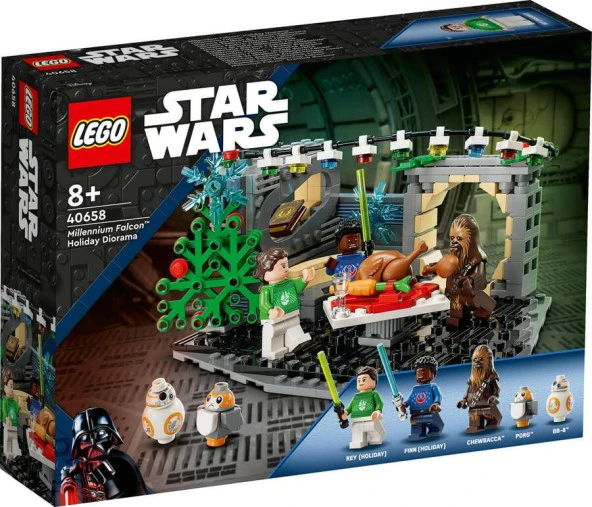 Lego Star Wars 40658 Millennium Falcon Yılbaşı Dioraması ürün görseli 1
