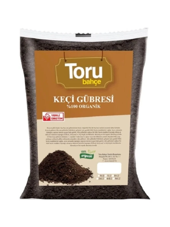 Torubahce Keçi Gübresi 10 lt ürün görseli 1