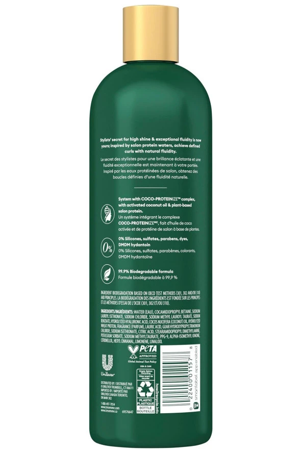 TRESemme Pro Infusion Fluid Curls Şampuan 488ML - Resim 2